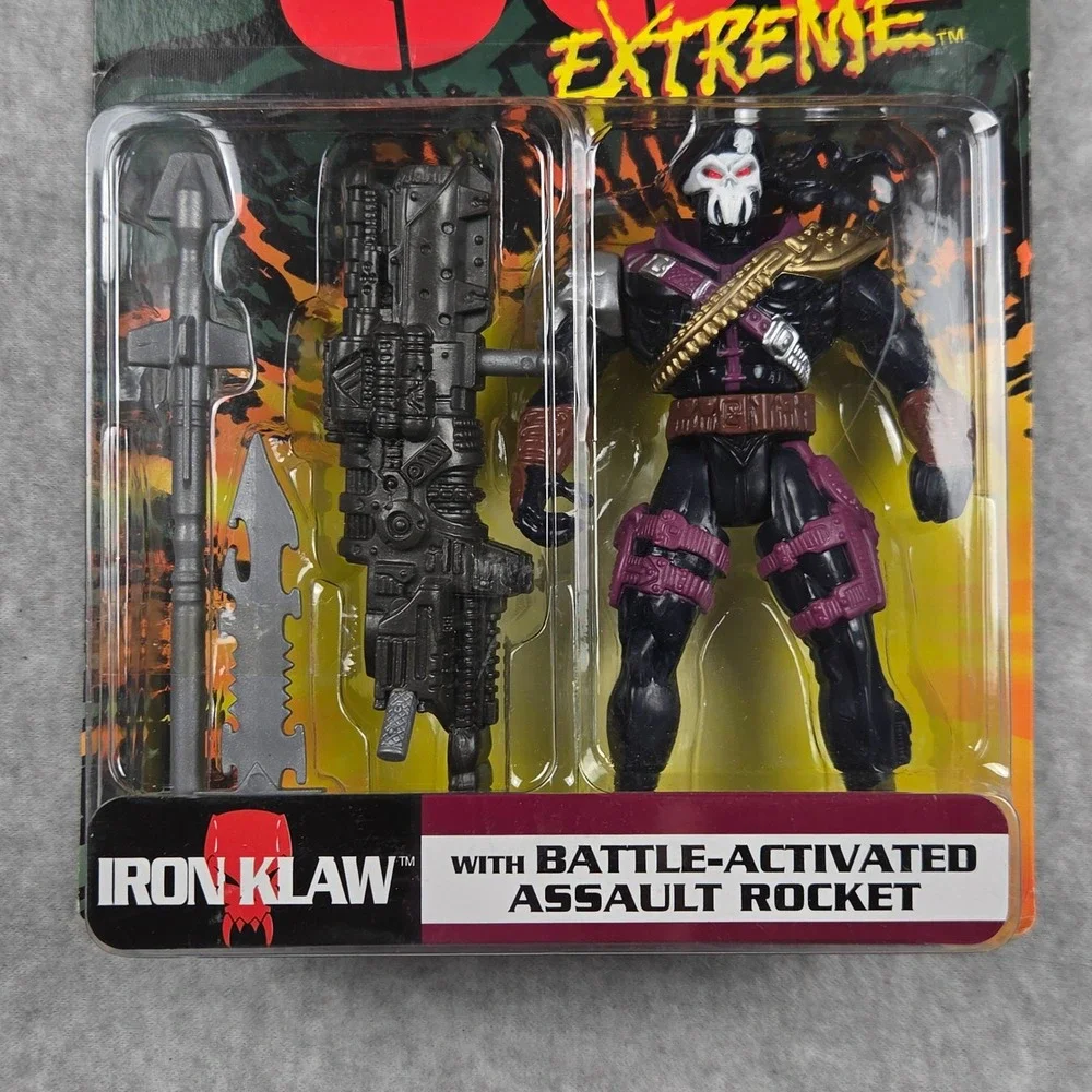 GI Joe Extreme Iron Klaw Action Figure 1995 Kenner SKAR Leader Vintage Toy